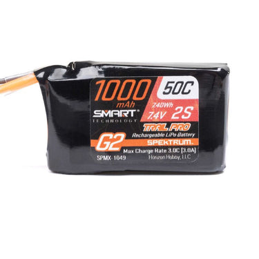 Spektrum SPMX1049 Smart G2 Trail Pro 1000mah 2S 7.4V 50C LiPo Battery with IC2 Connector